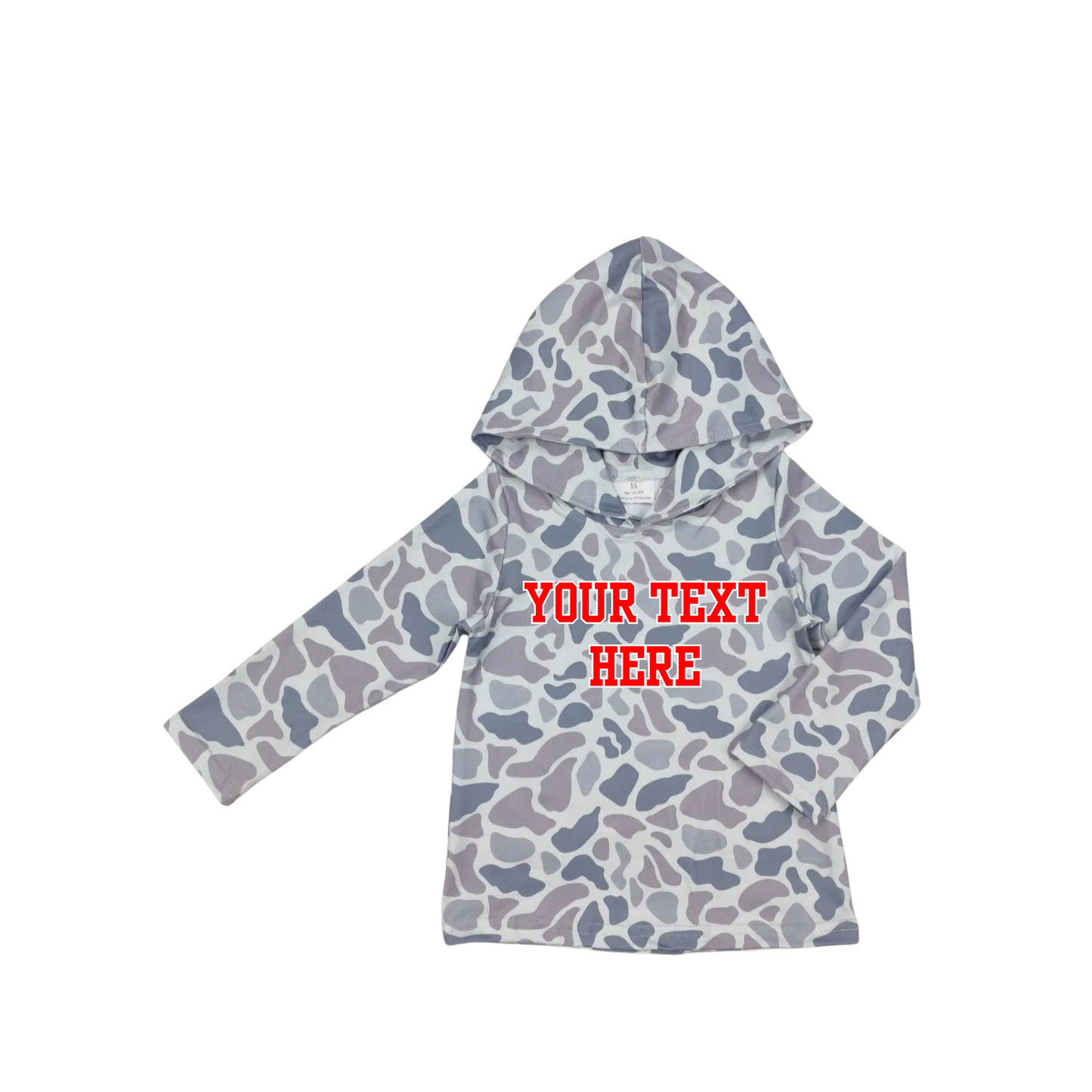 Gray Camo Pullover