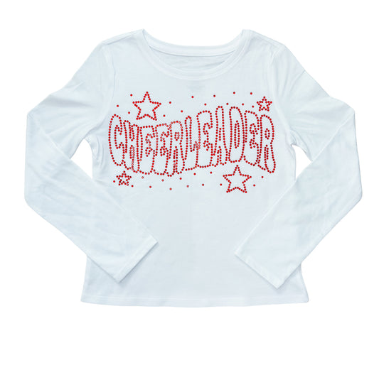 Cheerleader w/stars tee
