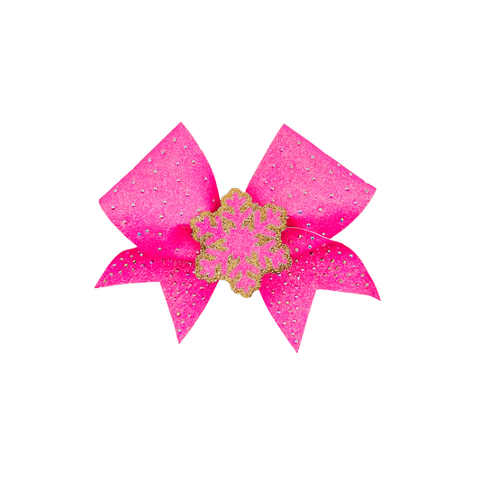 Pink Snowflake Bow